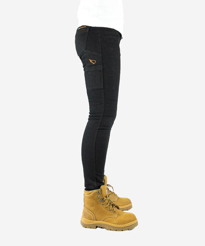 Women's Mid Rise Skinny Leg Jean - Black